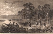 Negroes leaving their home, 1864-04-09. Creator: Unknown
