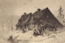 Negro's Huts at Wilmington, N. C., 1880. Creator: John Mackie Falconer