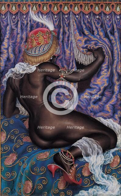 Négresse, 1927. Creator: Nikolay Kalmakov.