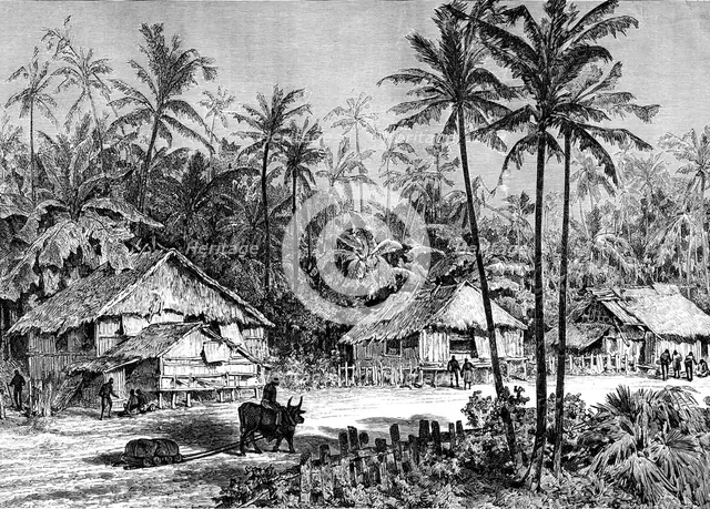 Negritos, Malaysia, 19th century. Artist: Dosso