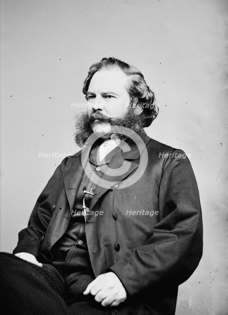 Nehemiah Perry of New Jersey, between 1855 and 1865. Creator: Unknown.