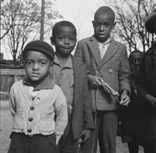 Neighborhood children, Washington, D.DC, 1942. Creator: Gordon Parks
