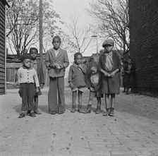 Neighborhood children, Washington (southwest section), D.C., 1942. Creator: Gordon Parks