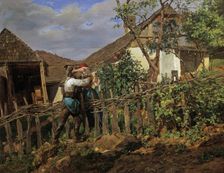 Neighbors, 1859. Creator: Ferdinand Georg Waldmuller
