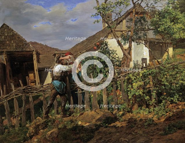 Neighbors, 1859. Creator: Ferdinand Georg Waldmuller.