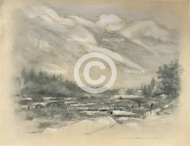 'Neighbourhood of Chamounix', 1903. Artist: Mortimer L Menpes.