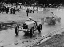 Neil Corner in a Bugatti at Oulton Park, Cheshire, June 1968