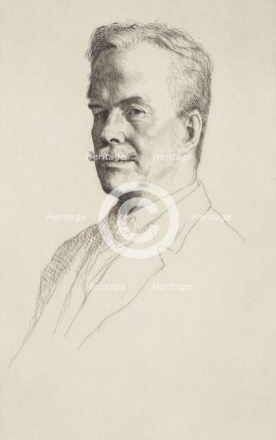 Neil Munro, 1920. Creator: William Strang.