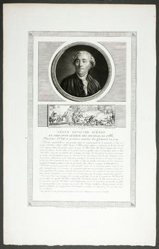 Néker, Minister of State and General Director of Finances, from Tableaux historiques ..., 1798–1804. Creator: Charles Francois Gabriel Levachez