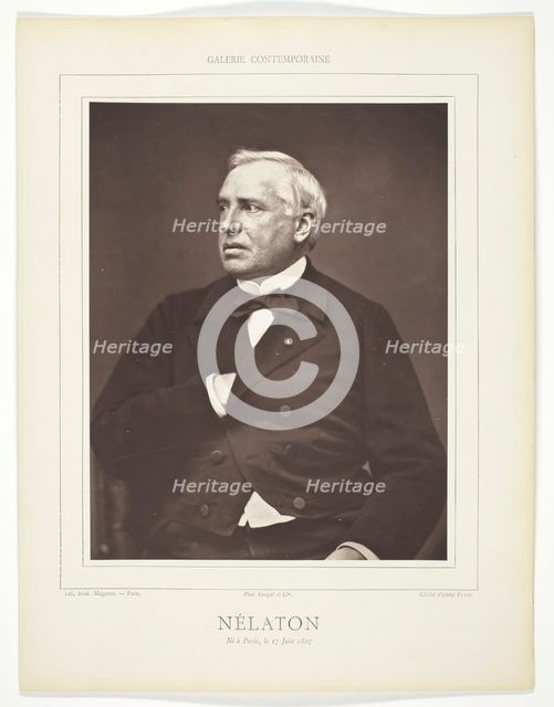 Nélaton, c. 1876. Creator: Pierre Petit.