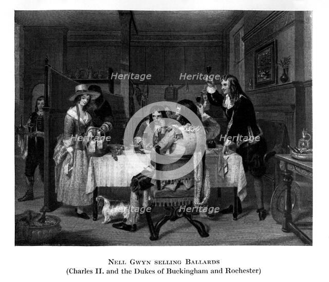 'Nell Gwyn selling Ballards', (19th century). Artist: Unknown