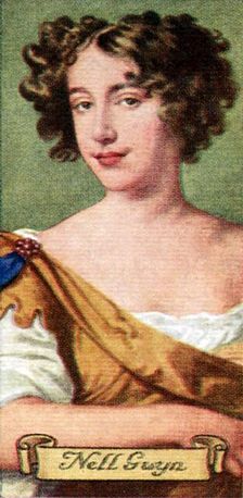 Nell Gwyn, taken from a series of cigarette cards, 1935