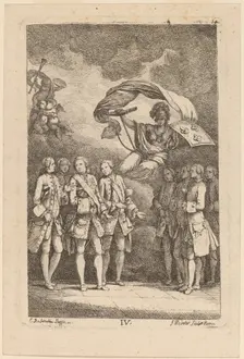 Nella Venuta in Roma: pl. 4, 1764. Creator: Franz Edmund Weirotter