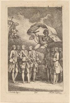Nella Venuta in Roma: pl. 4, 1764. Creator: Franz Edmund Weirotter