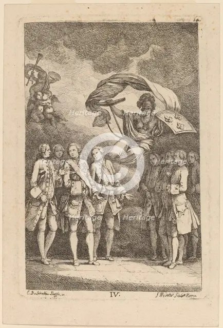 Nella Venuta in Roma: pl. 4, 1764. Creator: Franz Edmund Weirotter.