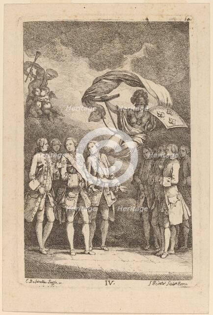 Nella Venuta in Roma: pl. 4, 1764. Creator: Franz Edmund Weirotter.