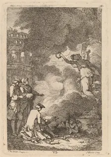 Nella Venuta in Roma: pl. 6, 1764. Creator: Franz Edmund Weirotter