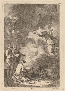 Nella Venuta in Roma: pl. 6, 1764. Creator: Franz Edmund Weirotter