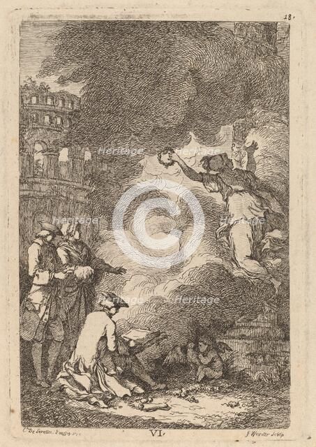 Nella Venuta in Roma: pl. 6, 1764. Creator: Franz Edmund Weirotter.