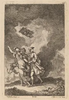 Nella Venuta in Roma: pl. 7, 1764. Creator: Franz Edmund Weirotter