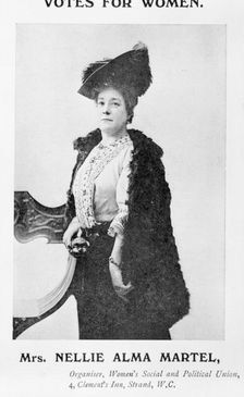Nellie Alma Martel, c1908. Creator: Unknown