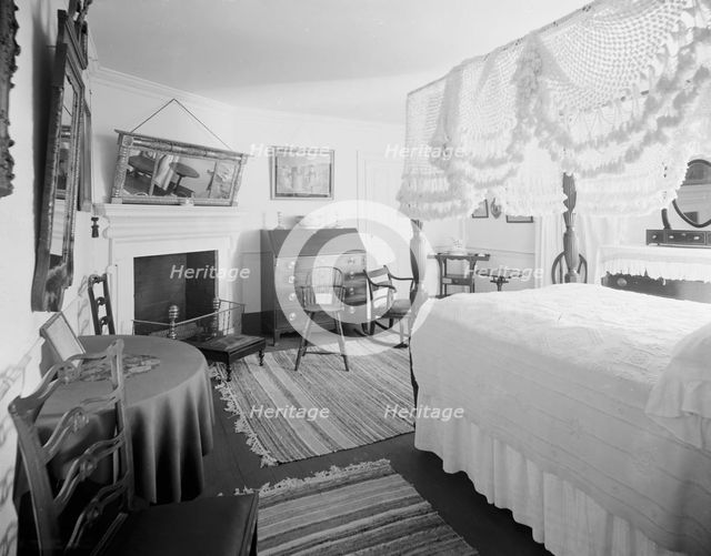 Nellie [i.e. Nelly] Custis's room at Mt. Vernon, c.between 1910 and 1920. Creator: Unknown.