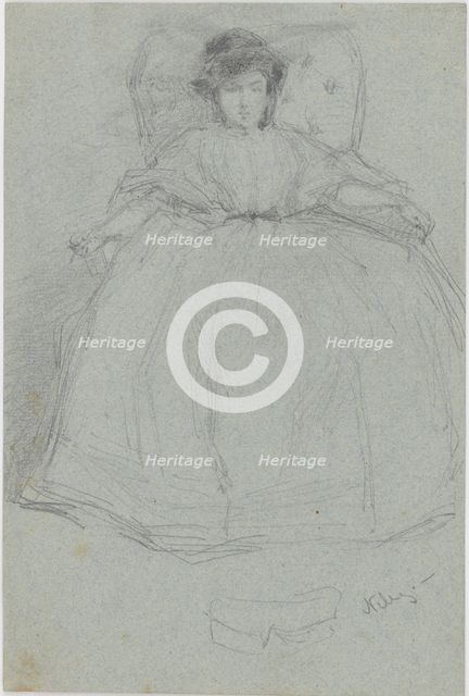 Nelly, 1867-1870. Creator: James Abbott McNeill Whistler.