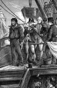 Nelson and the signal, Battle of Copenhagen, 1801