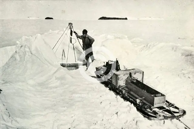 'Nelson and His Gear', c1911, (1913). Artist: Herbert Ponting.