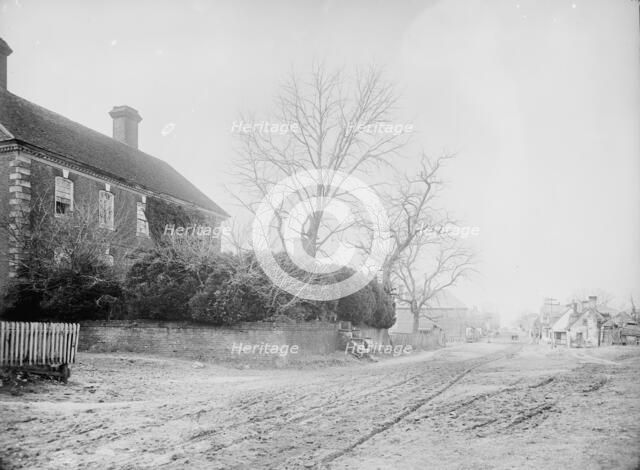 Nelson House (i.e. York Hall) and street view, Yorktown, Va., c1903. Creator: William H. Jackson.
