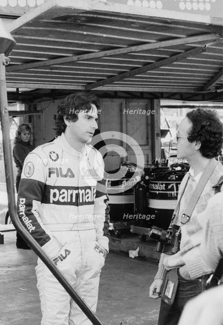 Nelson Piquet, Grand Prix of Europe, Brands Hatch, Kent, 1983. Artist: Unknown