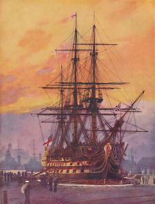 Nelson's Flagship As She Is To-Day 1936