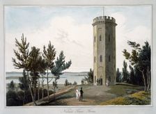 Nelson's Tower, Forres Moray, Scotland, 1821. Creator: William Daniell