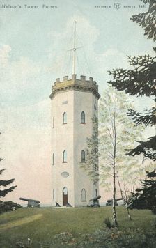 Nelson's Tower, Forres late 19th-early 20th century. Creator: Unknown