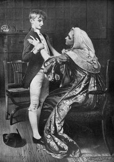 Nelson's First Farewell 1926.Artist: George William Joy