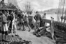 Nelson's First Footing in the Navy, Chatham 1771