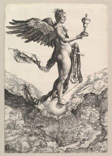 Nemesis (The Great Fortune), 1501-2. Creator: Albrecht Durer