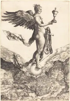 Nemesis (The Great Fortune), c. 1501/1502. Creator: Albrecht Durer