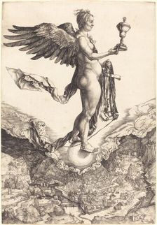 Nemesis (The Great Fortune), c. 1501/1502. Creator: Albrecht Durer