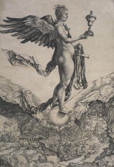 Nemesis (the Great Fortune), c.1502. Creator: Albrecht Durer