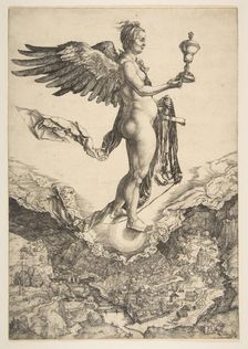 Nemesis (The Great Fortune), ca. 1501. Creator: Albrecht Durer
