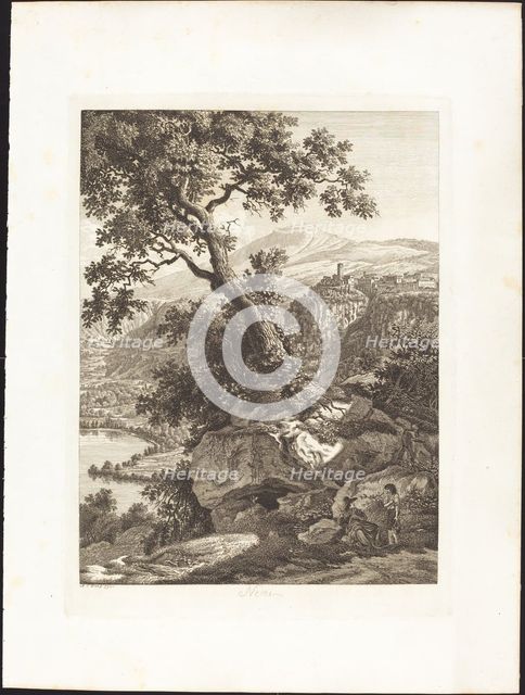 Nemi, 1793. Creator: Albert Christoph Dies.