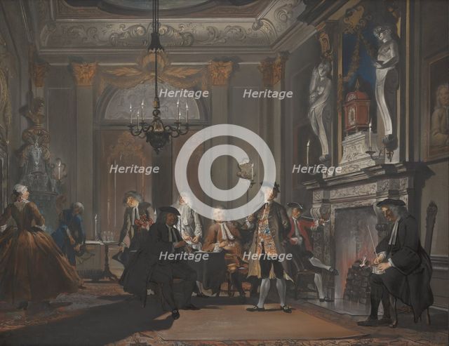 'Nemo Loquebatur' ('No one was speaking'), c1720-1750. Creator: Cornelis Troost.