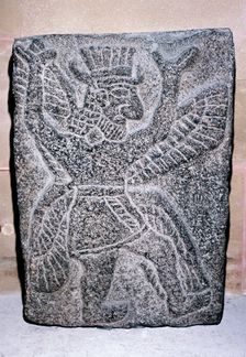 Neo-Hittite stone relief of a winged figure, c9th century BC