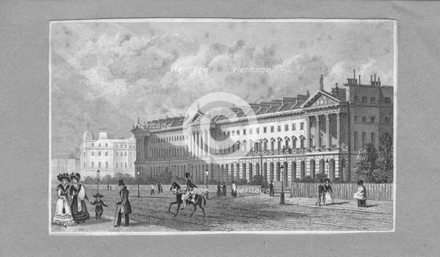 Neoclassical building, 19th century. Creator: Unknown.