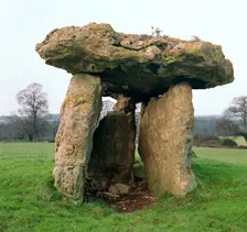Neolithic burial chamber at St Lythans, 5th millennium BC
