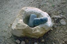 Neolithic quern for grinding corn