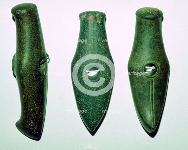 Neolithic stone axes. Artist: Unknown
