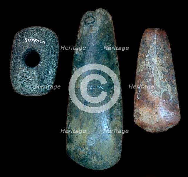Neolithic stone tools, 31st century BC. Artist: Unknown