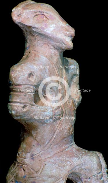 Neolithic Vinca Pottery Figure. Artist: Unknown